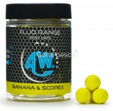 ANY WATER Mini Fluo Range Pop Ups Banana & Scopex 10 mm