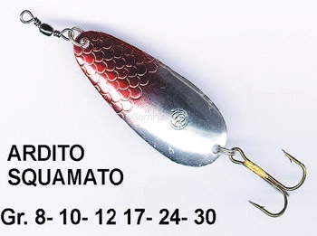 Cucchiaio Da Pesca Martin Ardito Non Ondulato &ndash; Spinning Per Trota E Luccio Persico