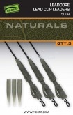 FOX EDGES™ NATURALS LEADCORE POWER GRIP LEAD CLIP LEADERS